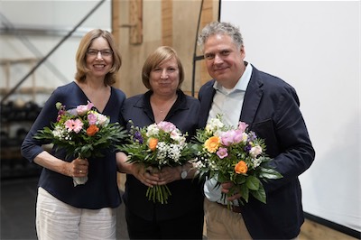 Foto: Andreas Levels, (v.l.n.r. ) Mona Pomrehn, Thea Herold, Dr. Alexander Blau.